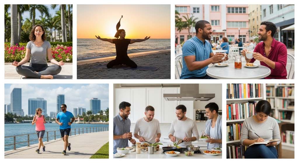 Healthy meal preparation for stress-free evenings in Miami