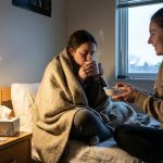 Chicago family supporting winter illness recovery at home