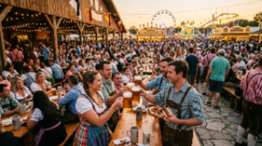 Wurstfest 2026 festival in New Braunfels with food, beer and live events